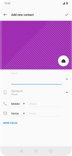 Press the address book drop down list.