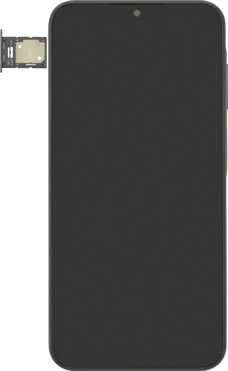 Turn your SIM as illustrated in the SIM holder and place it in the SIM holder.