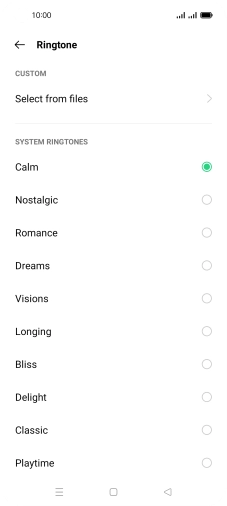 Press Select from files.