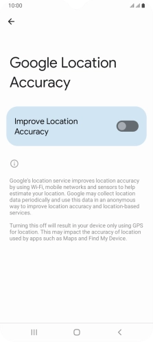 If you press the indicator next to 