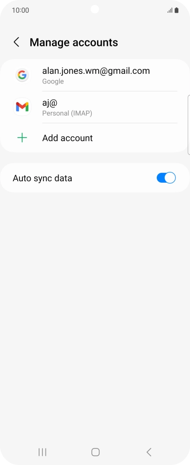 Press the Home key to return to the home screen.