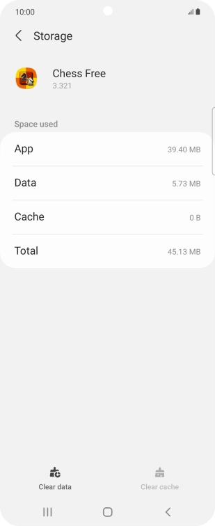 Press the Home key to return to the home screen.