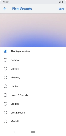 Press the required ring tones to hear them.