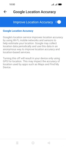 If you press the indicator next to 