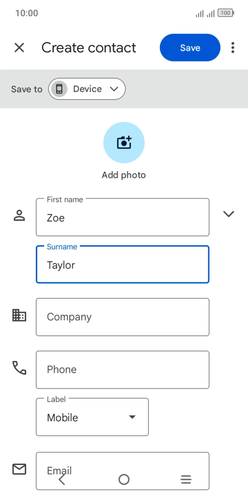 Press Phone and key in the required phone number.