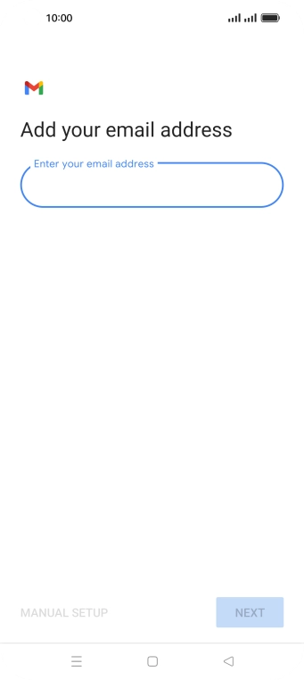 Press the field below 