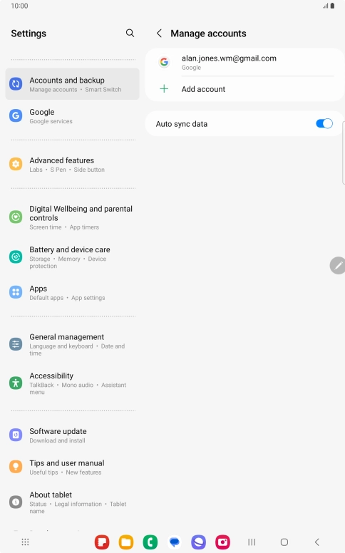 Press the Home key to return to the home screen.