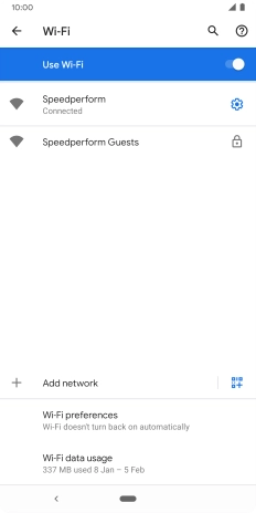 Press the Home key to return to the home screen.