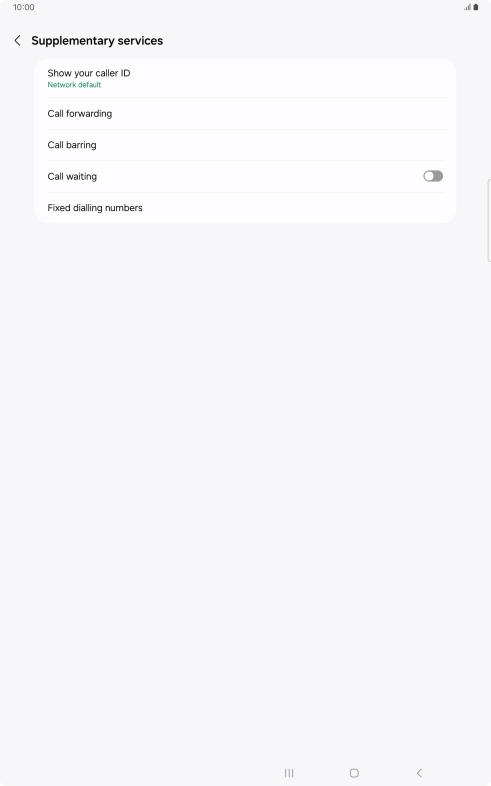 Press Show your caller ID.