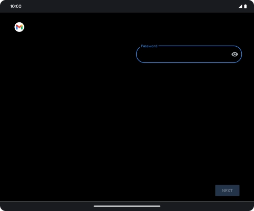 Press the field below 
