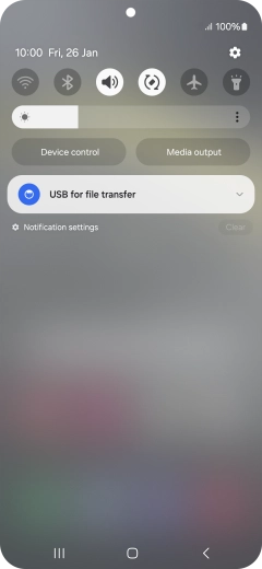 Press the drop down list.