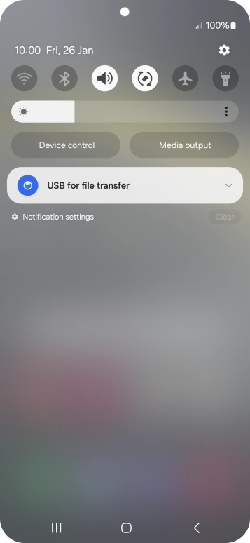 Press the drop down list.