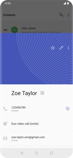 Press the call icon next to the required number.