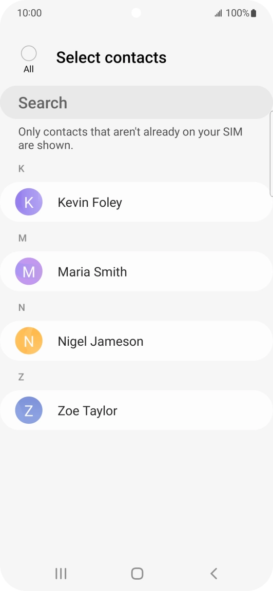 Press the field above 