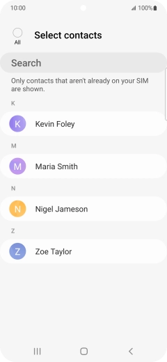 Press the field above 