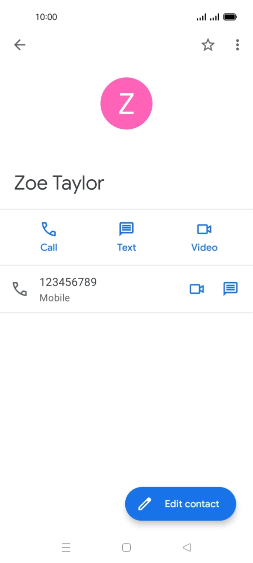 Press the Home key to return to the home screen.
