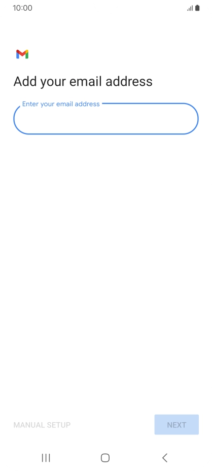 Press the field below 