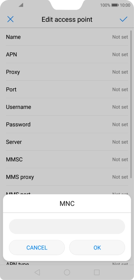 Key in 33 and press OK.