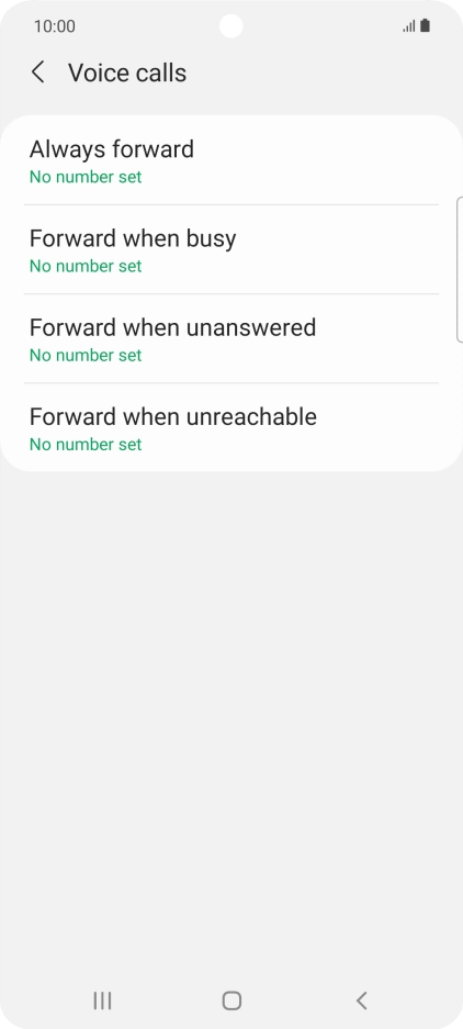 Press the Home key to return to the home screen.