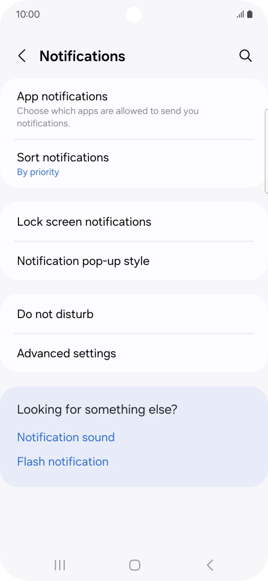 Press App notifications.