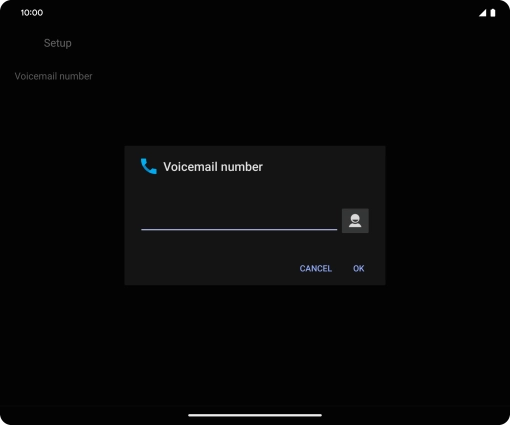 Key in +447953222222 and press OK.