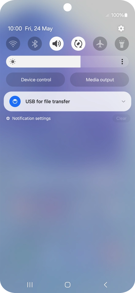 Press the drop down list.