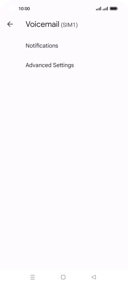 Press Advanced Settings.