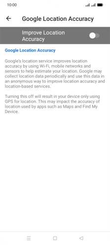 If you press the indicator next to 