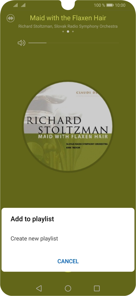 Press Create new playlist.