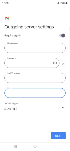 Press the drop down list below 