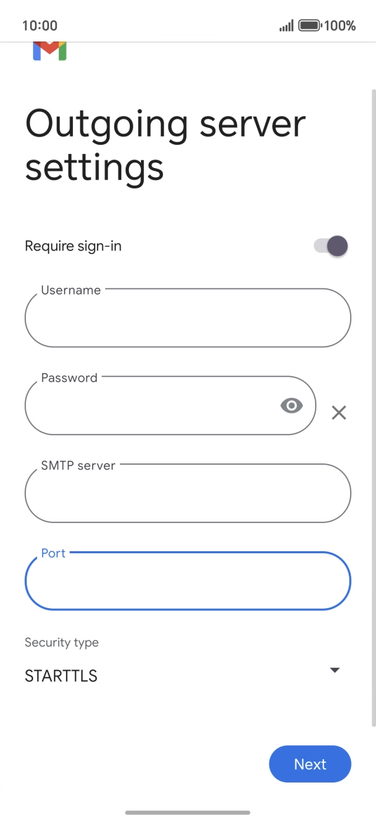 Press the drop down list below 