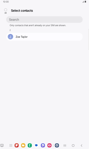 Press the field above 