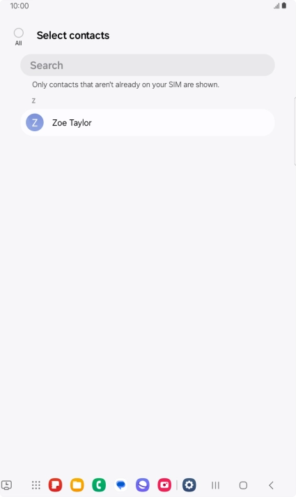 Press the field above 