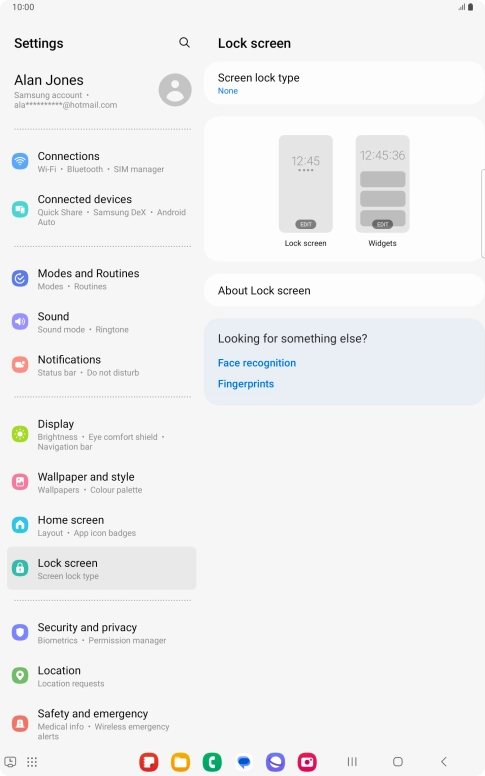 Press the Home key to return to the home screen.