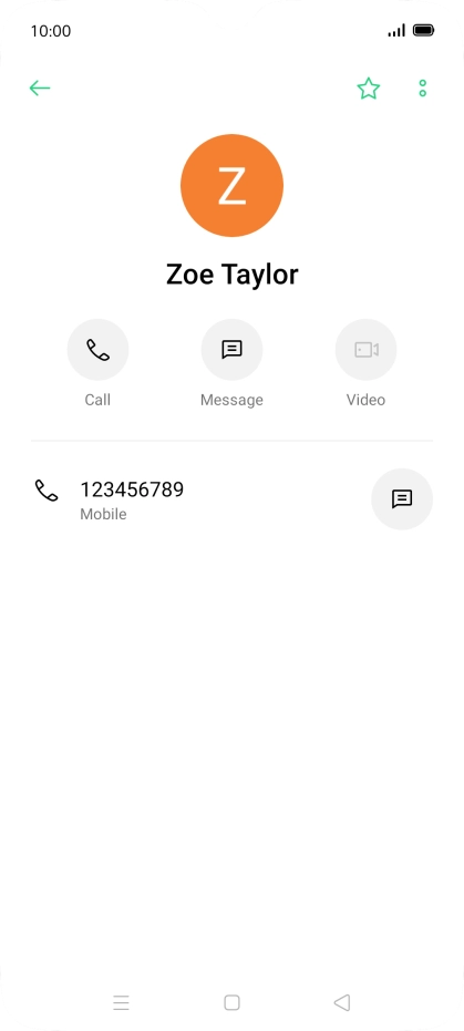Press the Home key to return to the home screen.