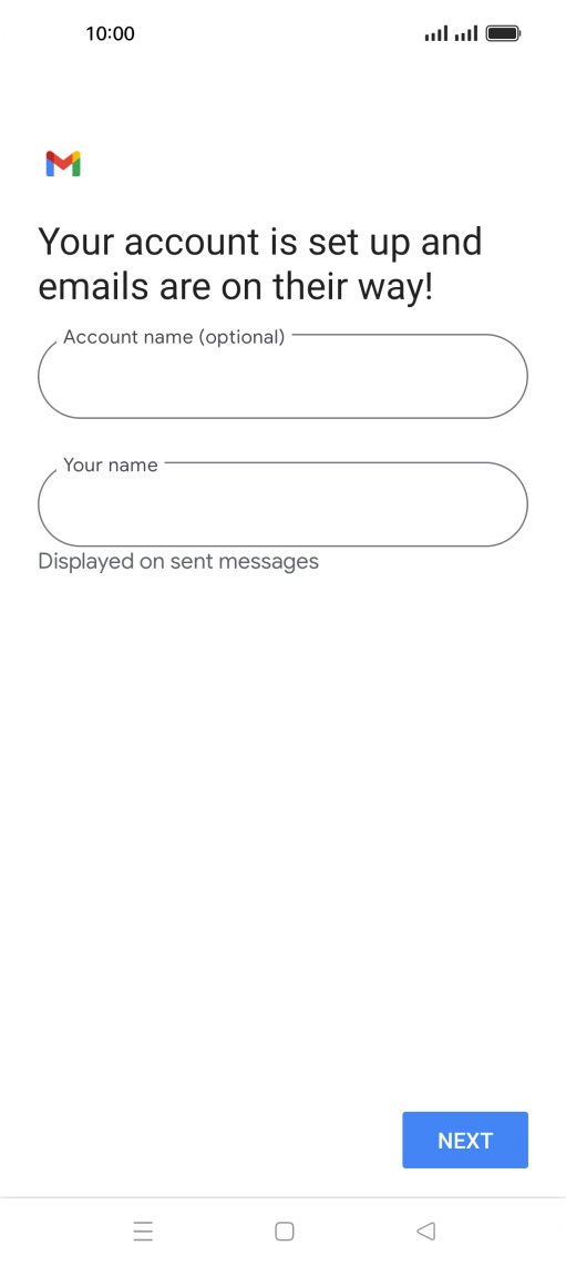 Press the field below 