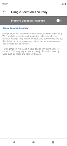 If you press the indicator next to 