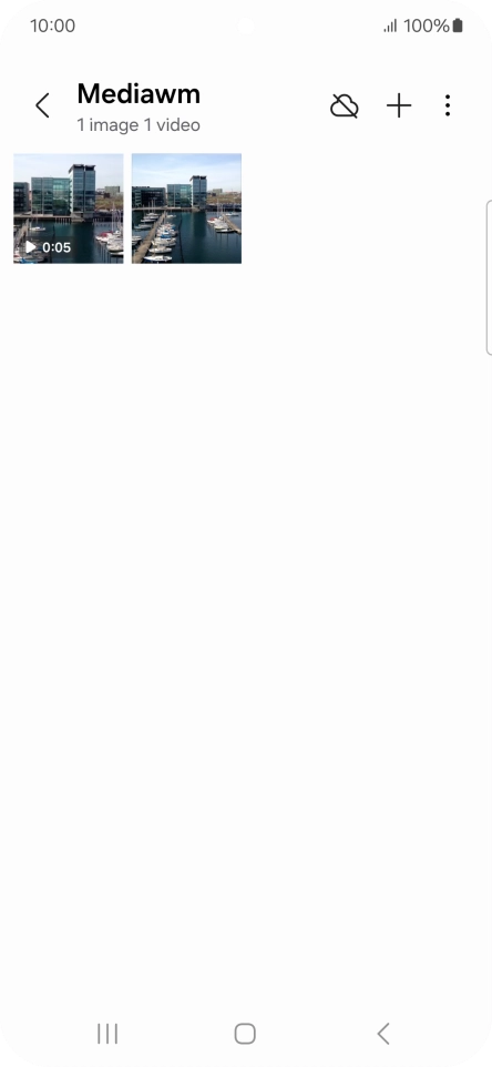 Press and hold any picture or video.