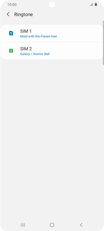 Press the Home key to return to the home screen.