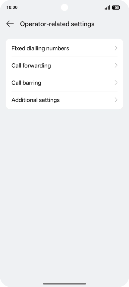 Press Fixed dialling numbers.
