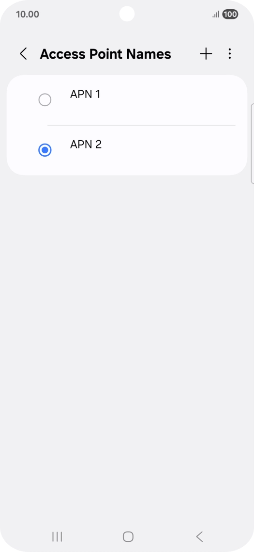 Press the Home key to return to the home screen.