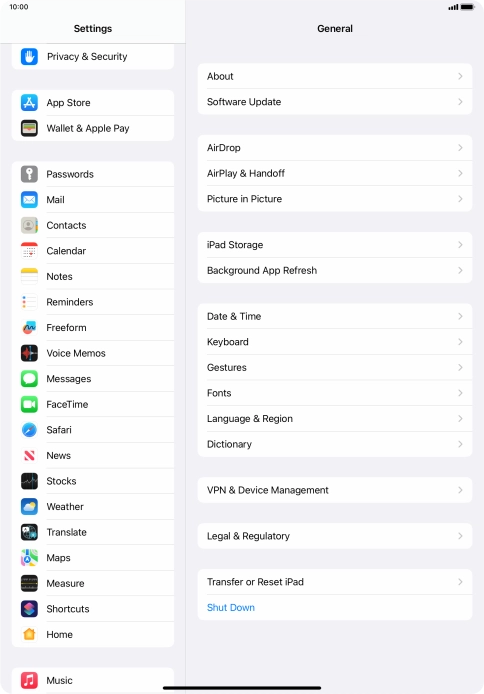 Press App Store.