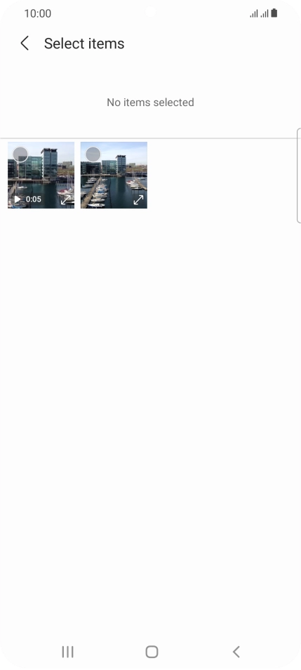 Press the required picture.