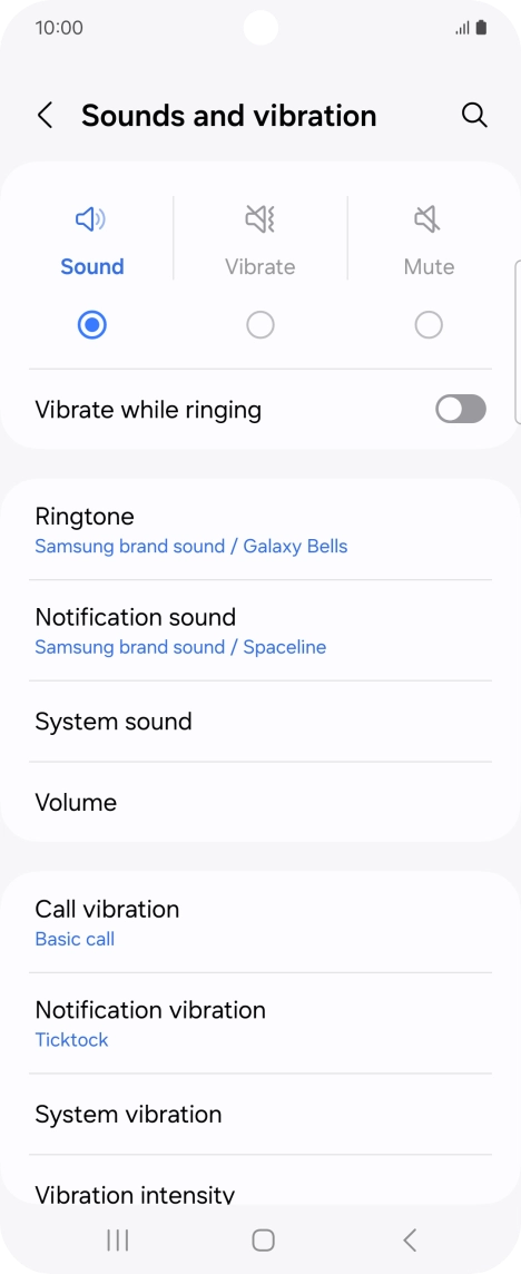 Press Ringtone.