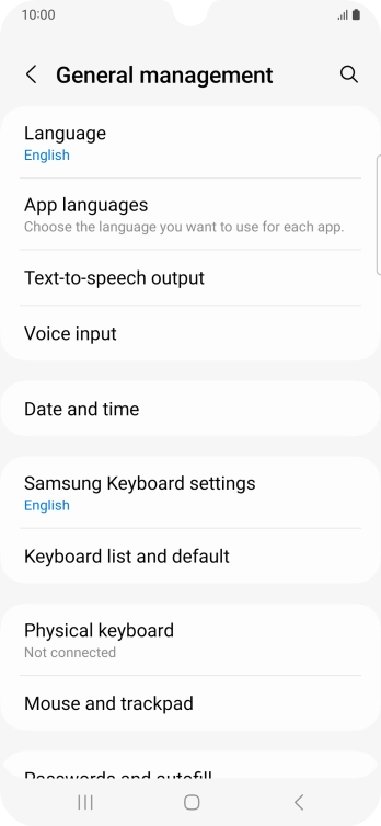 Press Date and time.