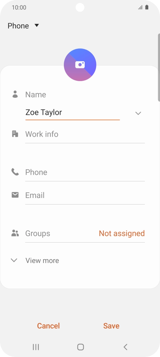 Press Phone and key in the required phone number.