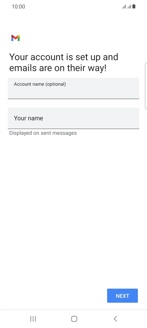 Press the field below 