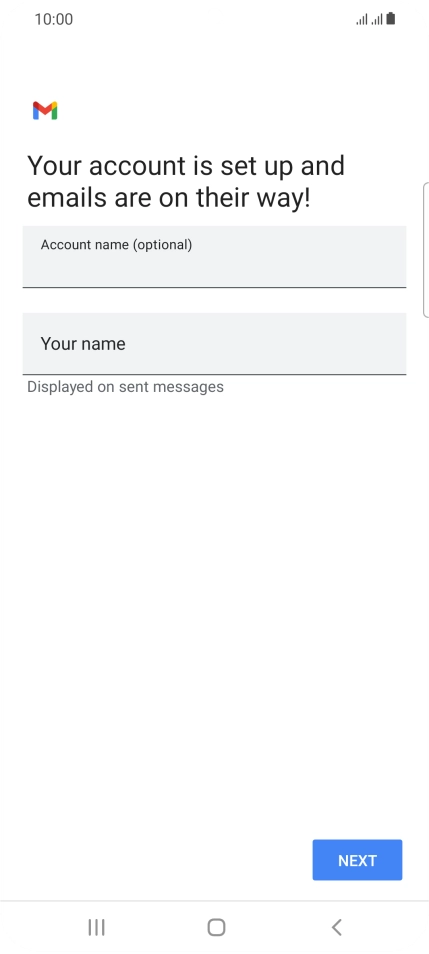 Press the field below 