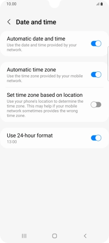 Press the Home key to return to the home screen.