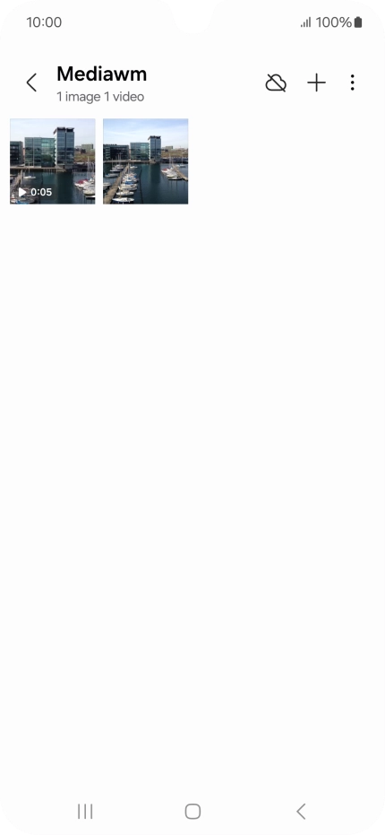 Press and hold any picture or video.
